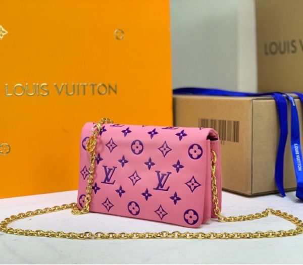 Replica Louis Vuitton Coussin Pochette In Pink And Purple - Image 2