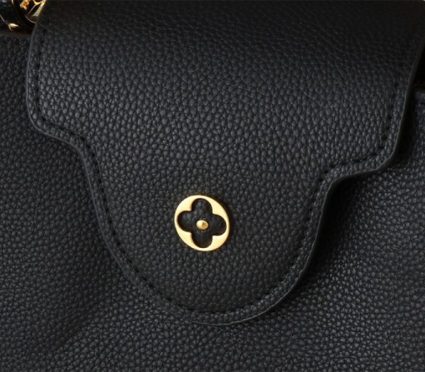 Replica Louis Vuitton Capucines BB Handbag In Black - Image 6