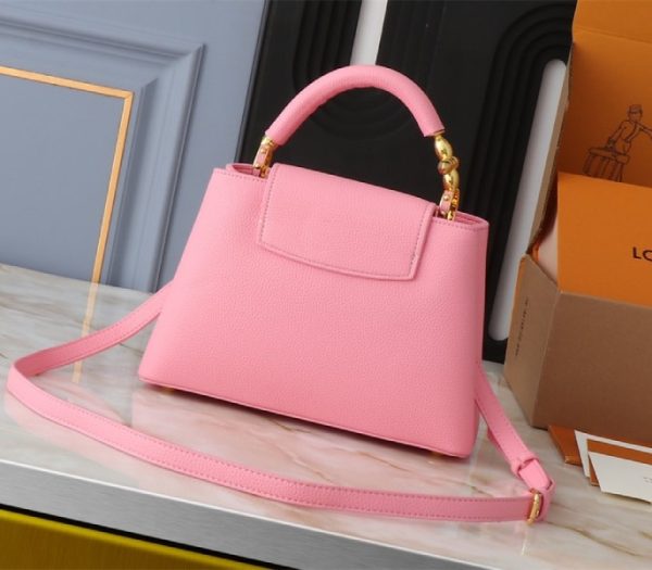 Replica Louis Vuitton Capucines BB Handbag In Pink - Image 2