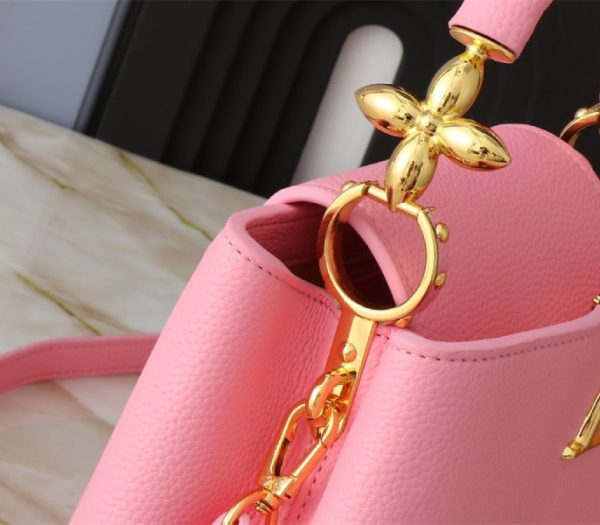 Replica Louis Vuitton Capucines BB Handbag In Pink - Image 8