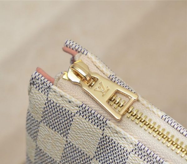 Replica Louis Vuitton Damier Azur Coussin PM Bag With Jacquard Strap - Image 7