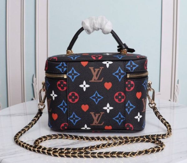 Replica Louis Vuitton Game On Vanity PM Bag In Black - Image 3