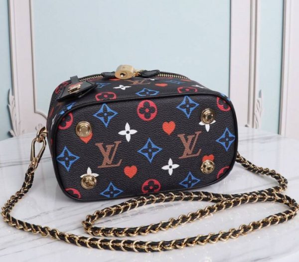 Replica Louis Vuitton Game On Vanity PM Bag In Black - Image 4