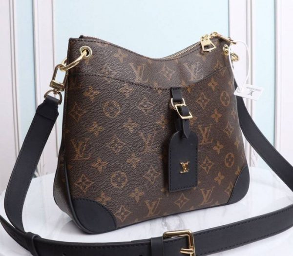 Replica Louis Vuitton Monogram Canvas Odeon PM Bag In Black - Image 2