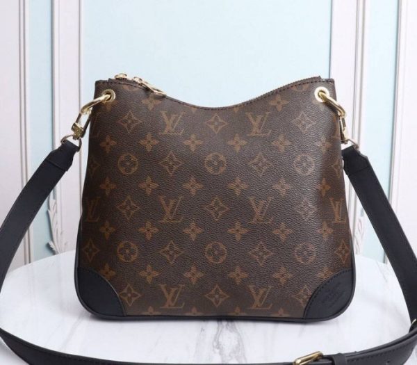 Replica Louis Vuitton Monogram Canvas Odeon PM Bag In Black - Image 3