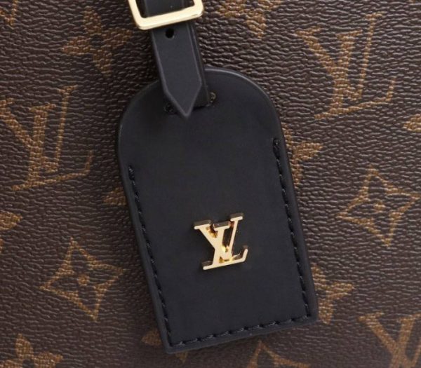 Replica Louis Vuitton Monogram Canvas Odeon PM Bag In Black - Image 9