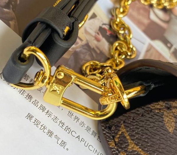 Replica Louis Vuitton Monogram Canvas Padlock On Strap Bag In Black - Image 8