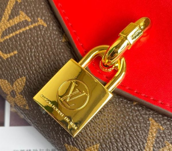 Replica Louis Vuitton Monogram Canvas Padlock On Strap Bag In Red - Image 7