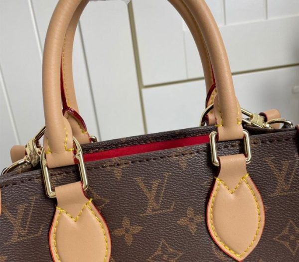 Replica Louis Vuitton Monogram Canvas Sac Plat BB Carryall Handbag - Image 7