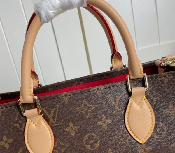 Replica Louis Vuitton Monogram Canvas Sac Plat MM Carryall Handbag - Image 7