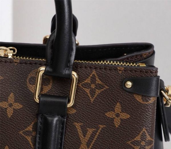 Replica Louis Vuitton Monogram Canvas Soufflot BB Bag In Black - Image 7