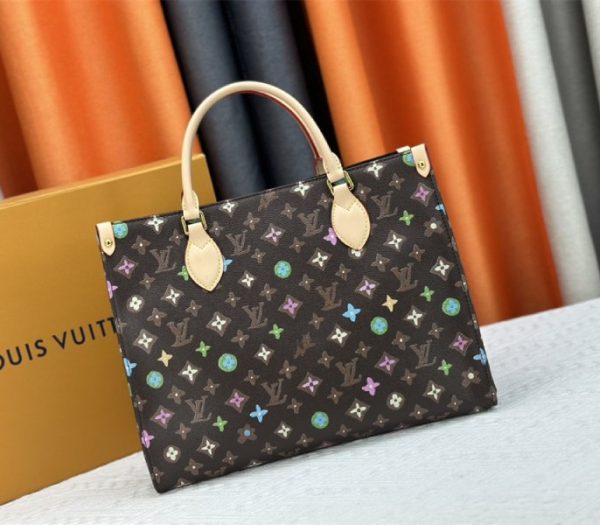 Louis Vuitton Monogram Craggy Onthego MM Replica Tote In Chocolate