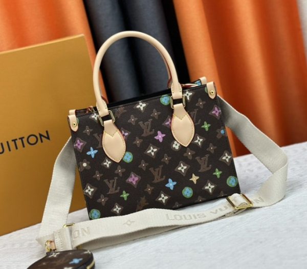 Replica Louis Vuitton Monogram Craggy Onthego PM Tote In Chocolate