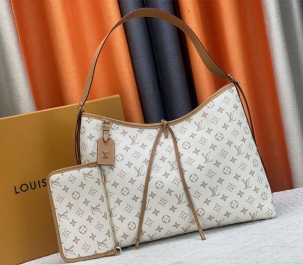 Replica Louis Vuitton Monogram Dune Canvas CarryAll MM Bag