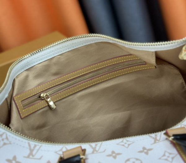 Replica Louis Vuitton Monogram Dune Keepall Bandouliere 45 Travel Bag - Image 7