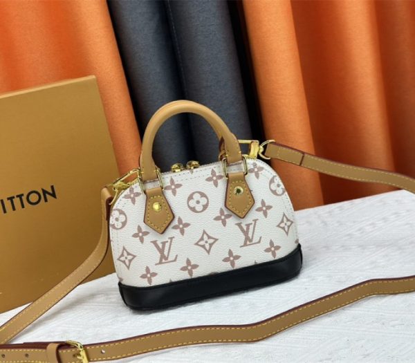 Replica Louis Vuitton Monogram Dune Canvas Nano Alma Bag