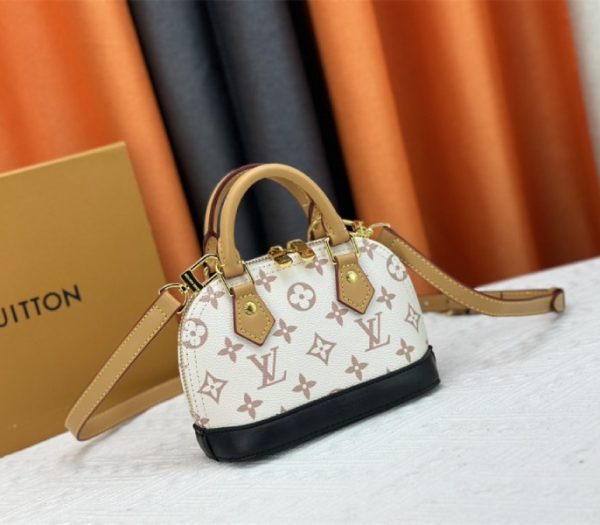 Replica Louis Vuitton Monogram Dune Canvas Nano Alma Bag - Image 3