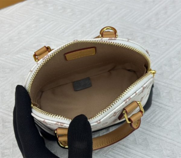 Replica Louis Vuitton Monogram Dune Canvas Nano Alma Bag - Image 6