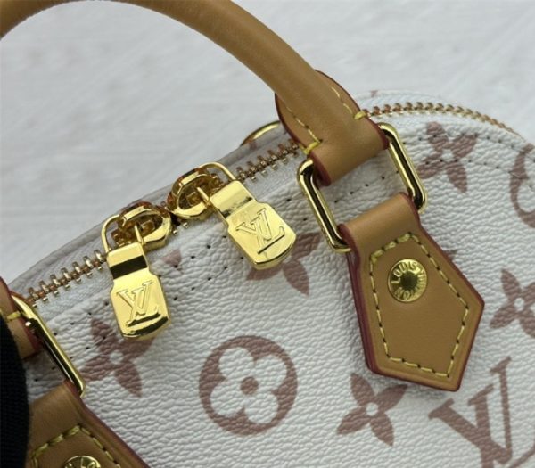 Replica Louis Vuitton Monogram Dune Canvas Nano Alma Bag - Image 8