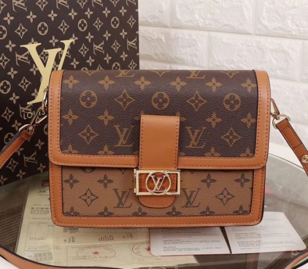 Replica Louis Vuitton Monogram Reverse Canvas Dauphine Bag