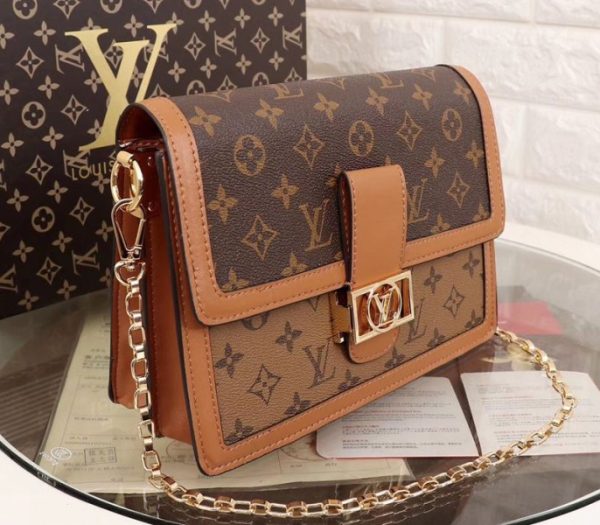 Replica Louis Vuitton Monogram Reverse Canvas Dauphine Bag - Image 2