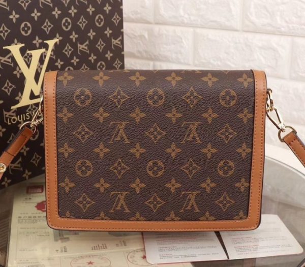 Replica Louis Vuitton Monogram Reverse Canvas Dauphine Bag - Image 3