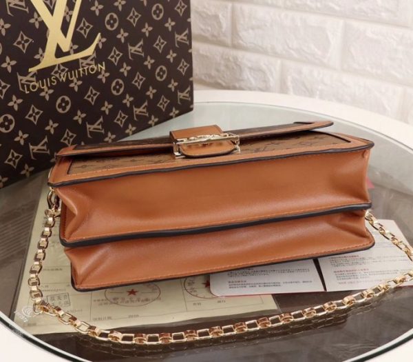 Replica Louis Vuitton Monogram Reverse Canvas Dauphine Bag - Image 5