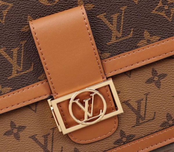 Replica Louis Vuitton Monogram Reverse Canvas Dauphine Bag - Image 8