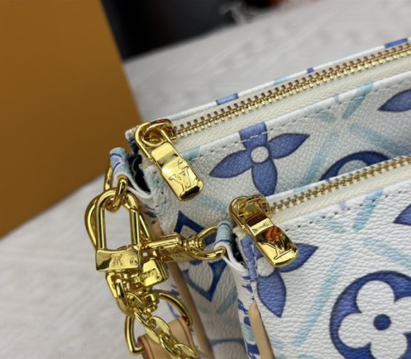 Replica Louis Vuitton LV By The Pool Monogram Tiles Canvas Multi Pochette Accessoires In Lagoon Blue - Image 7