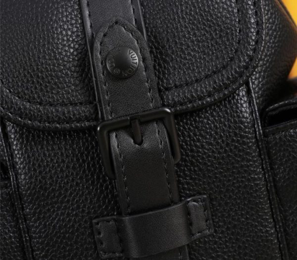 Replica Louis Vuitton Taurillon Leather Christopher XS Backpack In Black - Image 5