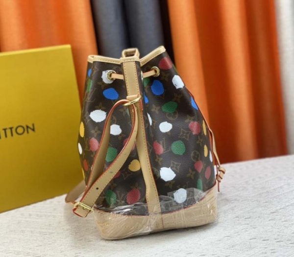 Replica Louis Vuitton X YK Monogram Canvas Noe Bag - Image 4