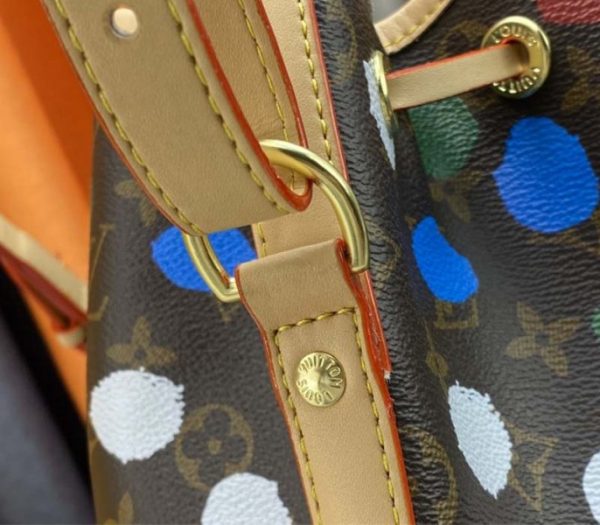 Replica Louis Vuitton X YK Monogram Canvas Noe Bag - Image 9