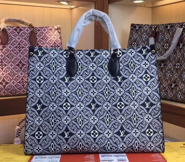 Replica Louis Vuitton Since 1854 Onthego GM Tote In Navy Blue