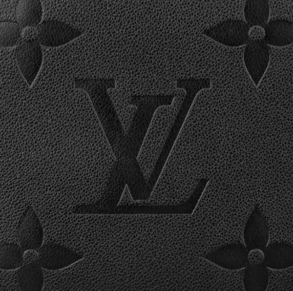 Louis Vuitton M44925 Monogram Empreinte Giant embossed, supple, grained cowhide leatherBlack ONTHEGO GM - Image 5