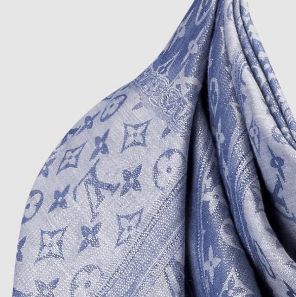 Louis Vuitton Denim Confidential Monogram Shawl M76691 - Image 2