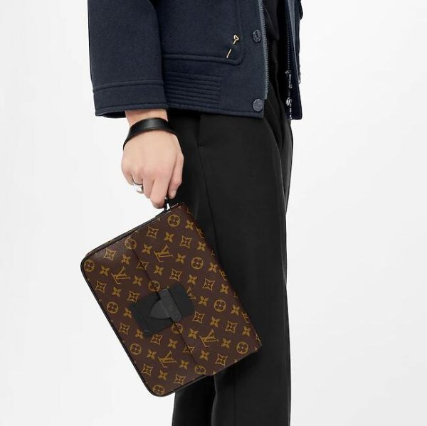 Louis Vuitton S LOCK A4 POUCH M80560 - Image 7