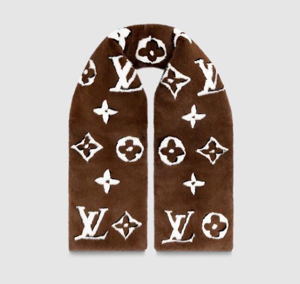 Louis Vuitton MINKGRAM SHADOW SCARF M76455 - Image 2