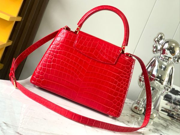 Louis Vuitton N94019 Capucines Red - Image 3