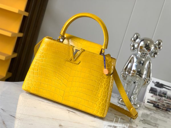 Louis Vuitton N93417 Capucines Yellow